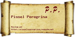 Pissel Peregrina névjegykártya